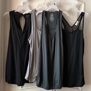 Lot of workout tops